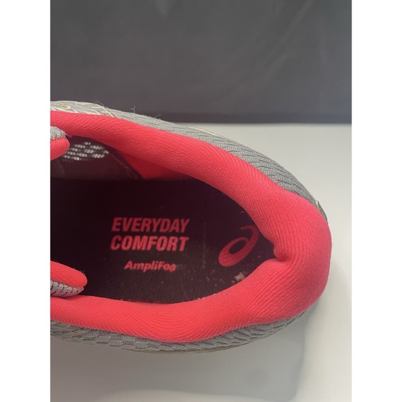 Asics Gel Contend 6 Running Shoes Womens 8.5 Grey Pink Sneakers 1012A571 - Picture 10 of 16